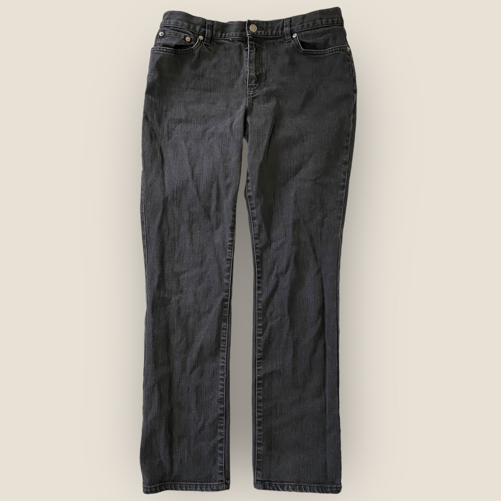 Lauren Ralph Lauren Black Slim Jeans (Size 10)